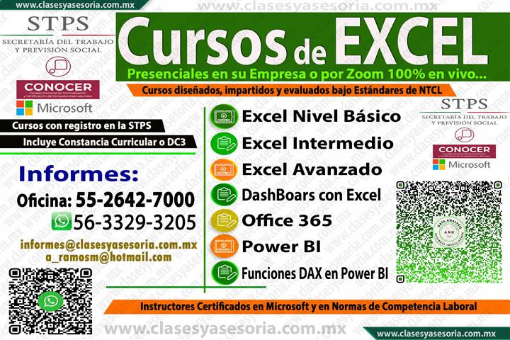 Cursos de EXCEL a domicilio image 1