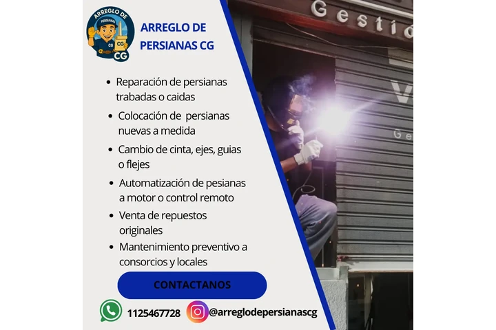 Arreglo de persianas CG 24hs image 6