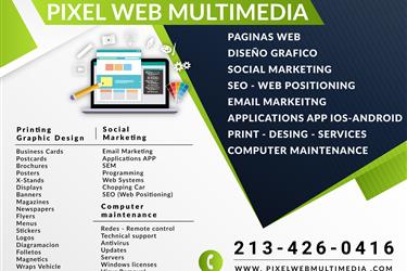 PAGINAS WEB-PRINT-DESIGN WEB en Seattle