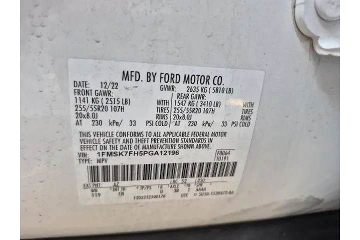 $27981 : Ford Explorer 2023 Limited 4 image 4