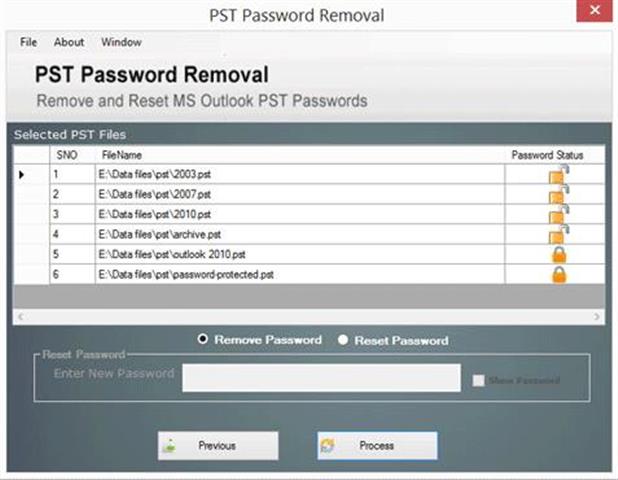 How to Password Recover of PST image 1