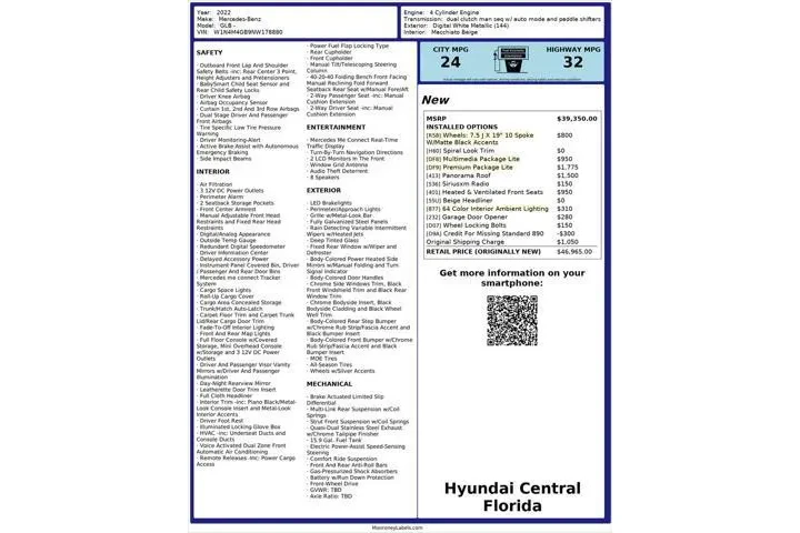 $28900 : Mercedes-Benz GLB 2022 GLB 2 image 8