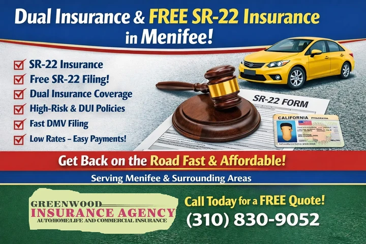 Free SR-22 Insurance Menifee image 1