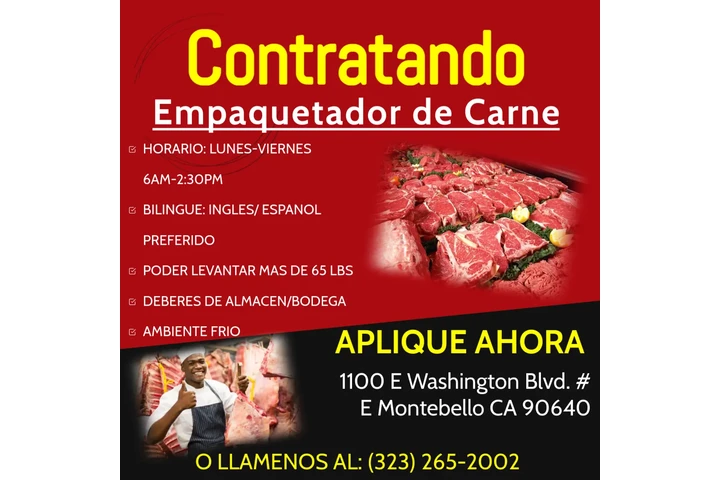 ESTAMOS CONTRATANDO CARNICEROS image 1