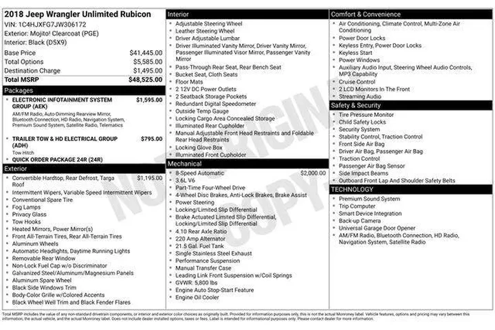 Jeep Wrangler Unlimited 2018 image 6