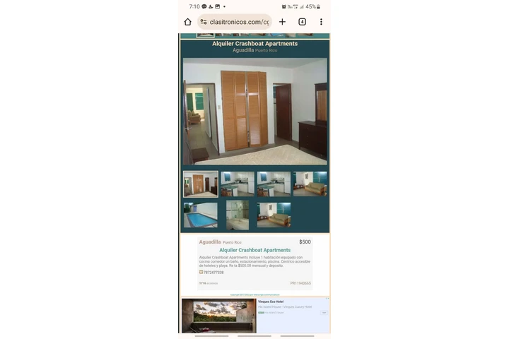 $525 : CrashBoat Apartments Aguadilla image 6