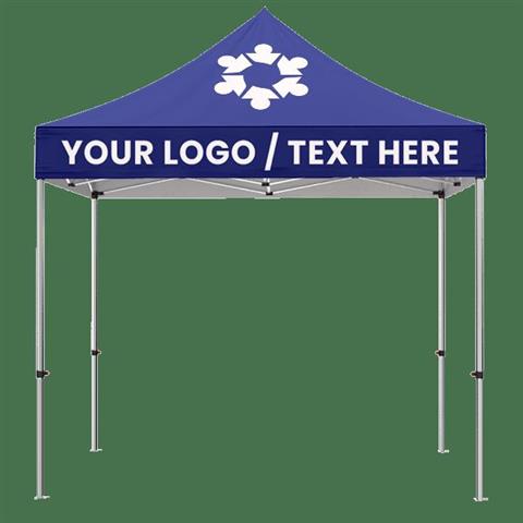 custom tent with logo image 1