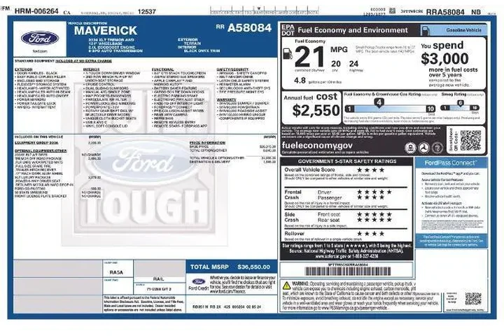 $32400 : Ford Maverick 2024 AWD XLT 4 image 2