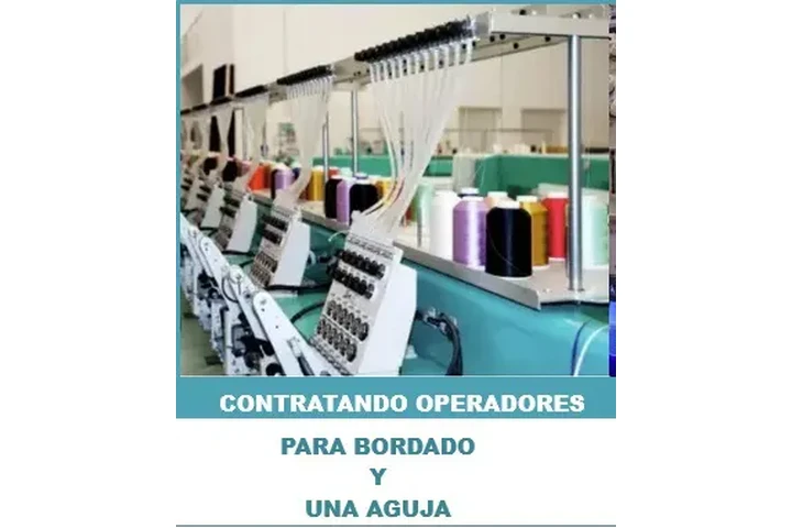 OPERADORES-BORDADO y UNA AGUJA image 1