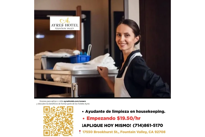 Trabajo disponible en hotel image 1