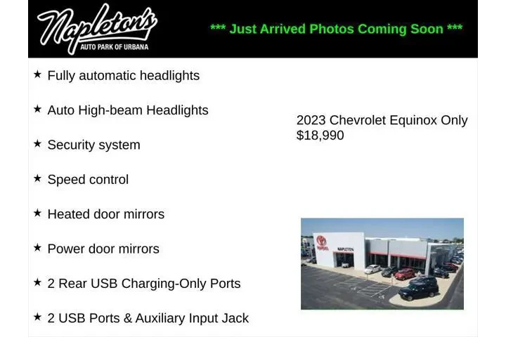 $18990 : Chevrolet Equinox 2023 LT 4d image 2