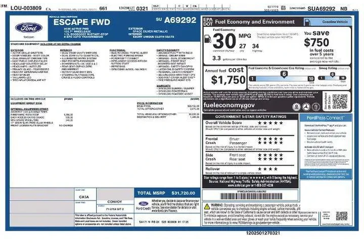 $24532 : Ford Escape 2025 Active 4dr image 3