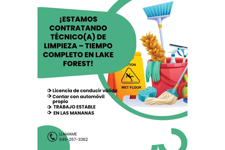 Trabajo de Limpieza (Mananas) image 1