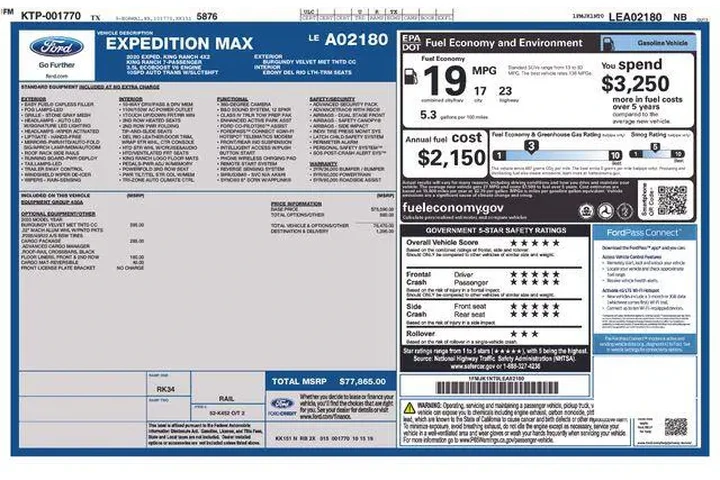 $35274 : Ford Expedition MAX 2020 4x2 image 7