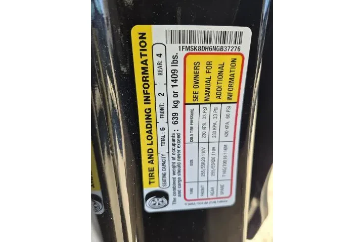 $28483 : Ford Explorer 2022 AWD XLT 4 image 8