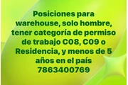 Empleo de warehouse en Miami