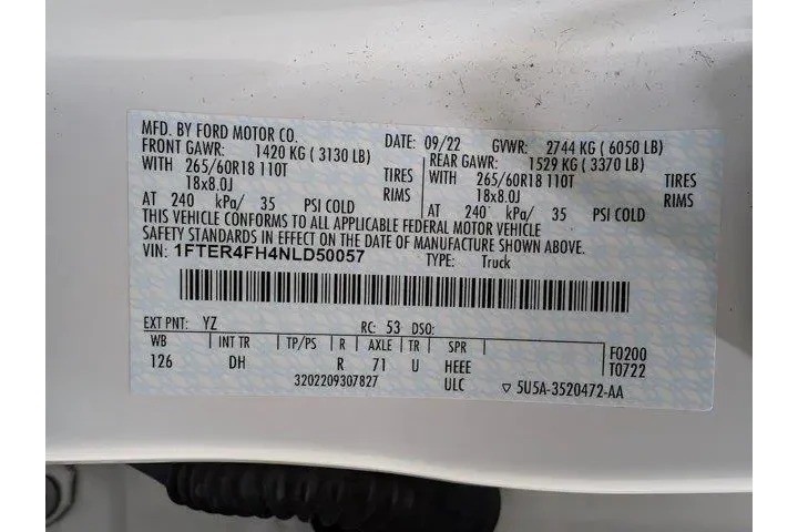 $32414 : Ford Ranger 2022 4x4 Lariat image 9