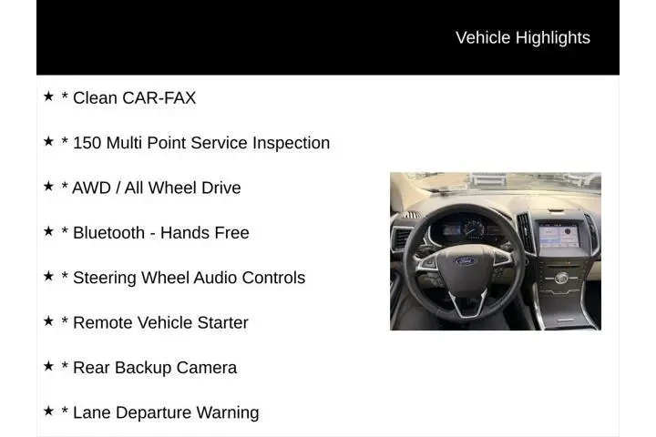 $18600 : Ford Edge 2019 AWD Titanium image 2