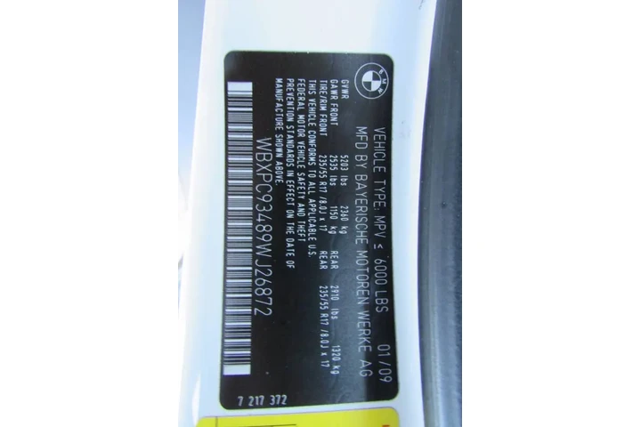 $8995 : 2009 BMW X3 xDrive30i image 10