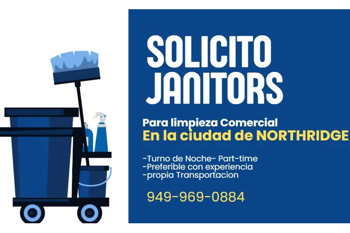 SOLICITO JANITORS📍NORTHRIDGE image 1