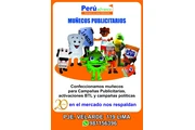 Muñecos Publicitarios en finos en Lima