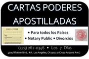 █►📌CARTAS PODER►NOTARY PUBLIC en Los Angeles