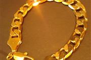 $7 : pulseras de hombre oro laminad thumbnail