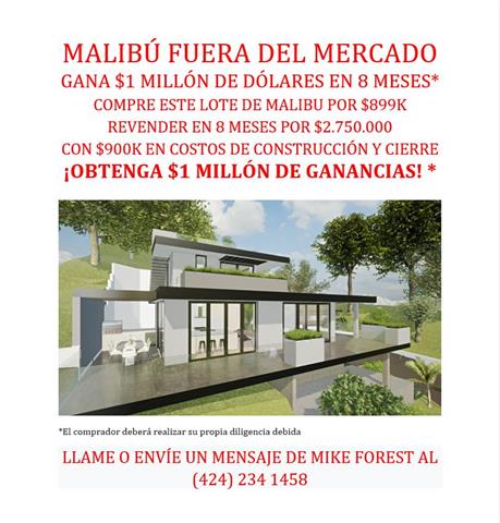 $899000 : MALIBÚ FUERA DEL MERCADO image 1