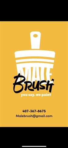 Male Brush “you say we paint” image 1
