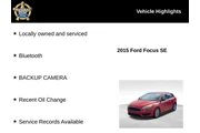 $8675 : Ford Focus 2015 SE 4dr Hatch thumbnail