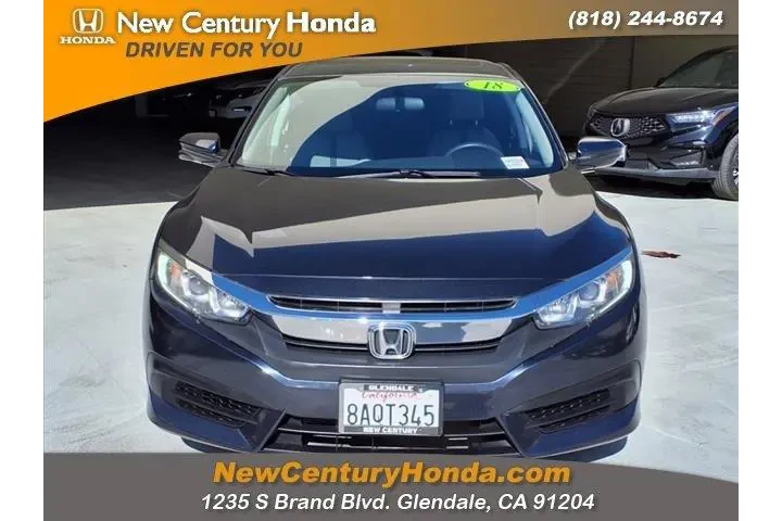 $20995 : Honda Civic 2018 EX 4dr Seda image 2