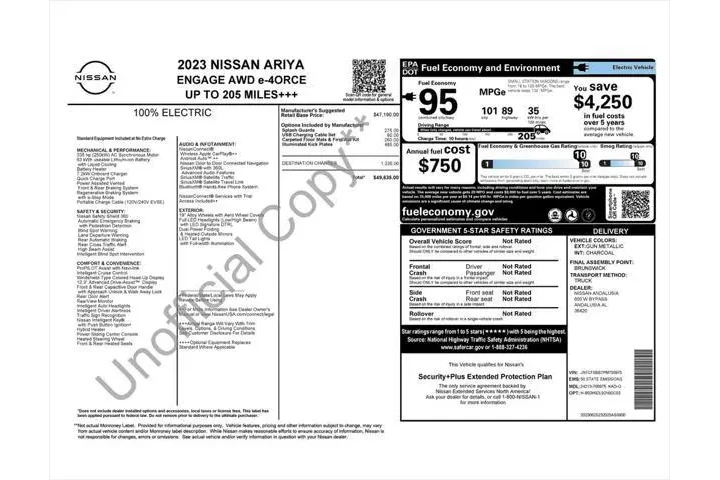 $20987 : Nissan Ariya 2023 AWD Engage image 4