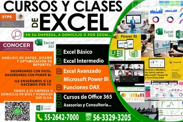 Cursos de Excel a domicilio en Cuernavaca