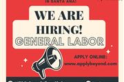 General Labor Needed en Orange County