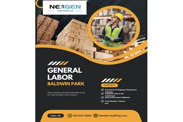 We are Hiring General Labor en Los Angeles