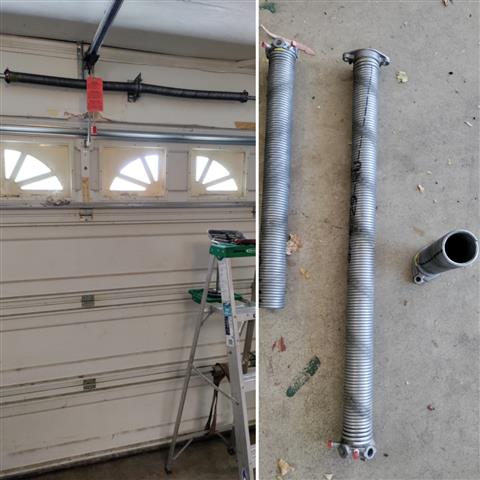 Garage door springs / resortes image 2