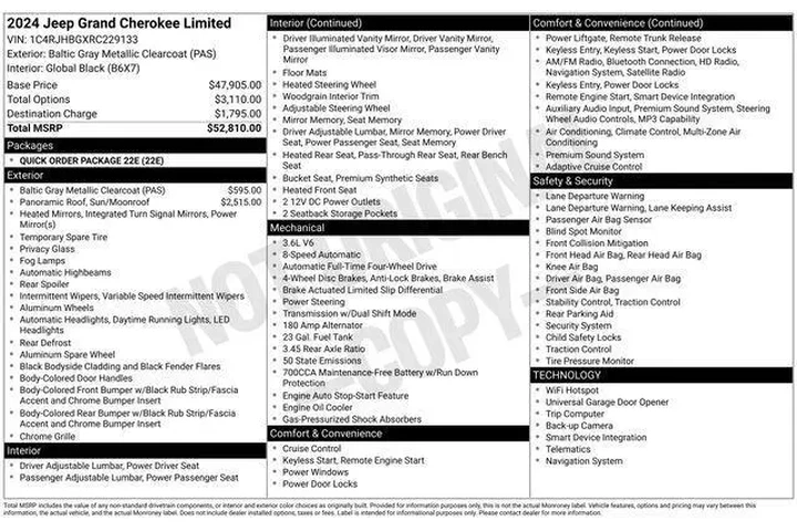 $39892 : Jeep Grand Cherokee 2024 4x4 image 10