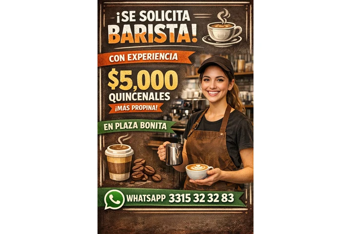 SOLICITO BARISTA image 1
