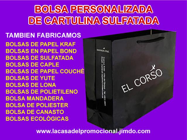 $1 : BOLSAS PROMOCIONALES IMPRESAS image 3