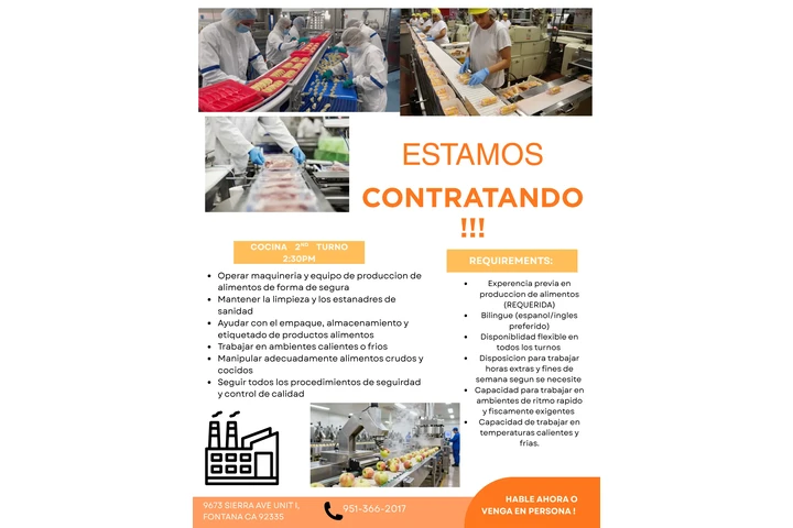 ESTAMOS CONTRATANDO image 1