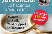 $100 de descuento en divorcios