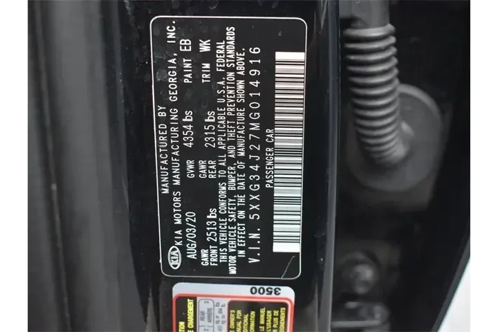 $19657 : Kia K5 2021 EX 4dr Sedan image 4