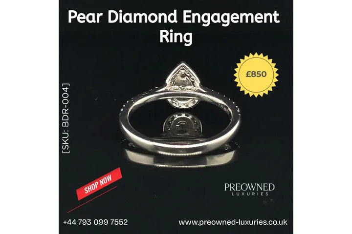 Buy Elegant Pear Diamond Ring image 1