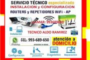 TECNICO REDES WIFI ROUTER en Lima