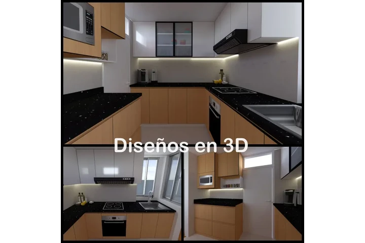 COCINAS MODERNAS CON MELAMINA image 2