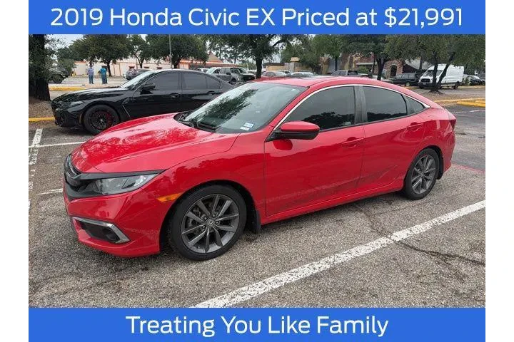 $21991 : Honda Civic 2019 EX 4dr Seda image 1