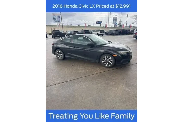 $12991 : Honda Civic 2016 LX 2dr Coup image 1