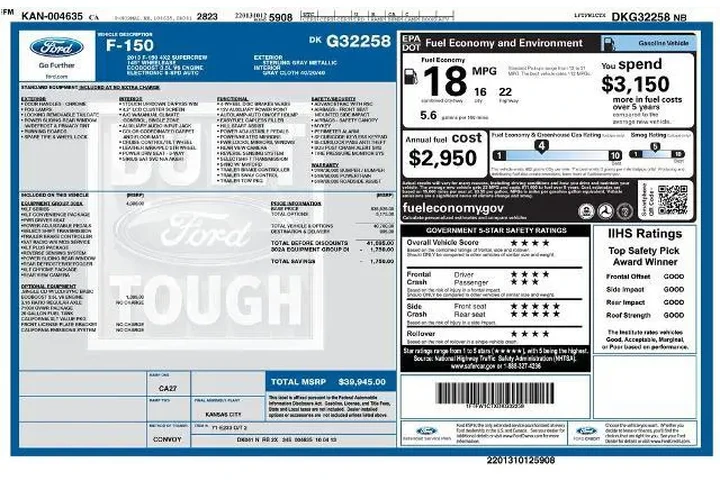 $15464 : Ford F-150 2013 4x2 King Ran image 2