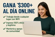 Gana $300+ al Día Online en Dallas