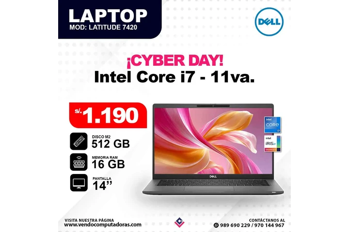 Laptop  Intel Core i7 - 11va. image 3